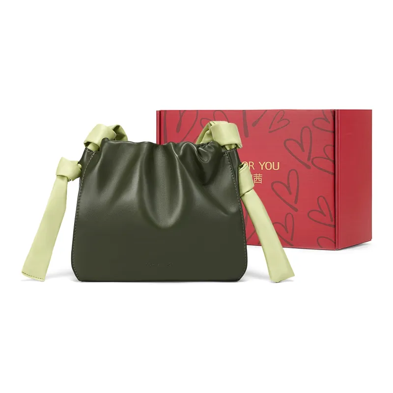 CORALDAISY Synthetic Leather Crossbody Cloud Bag Bucket Bag Shoulder Bag Women's Crescent White-19
