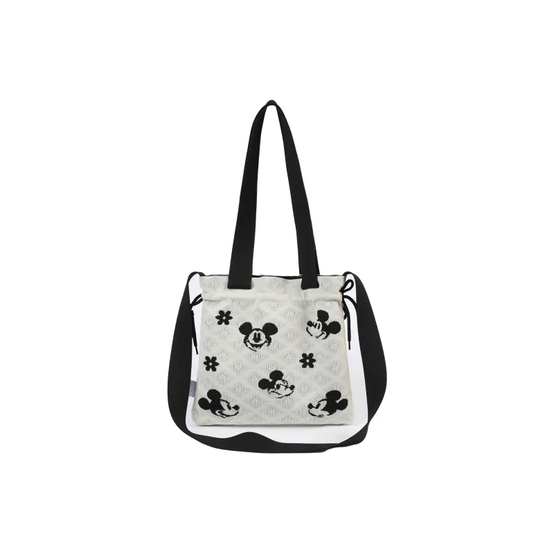 MESUCA Disney Collection Polyester Shoulder Bag Medium Size Unisex Beige-1