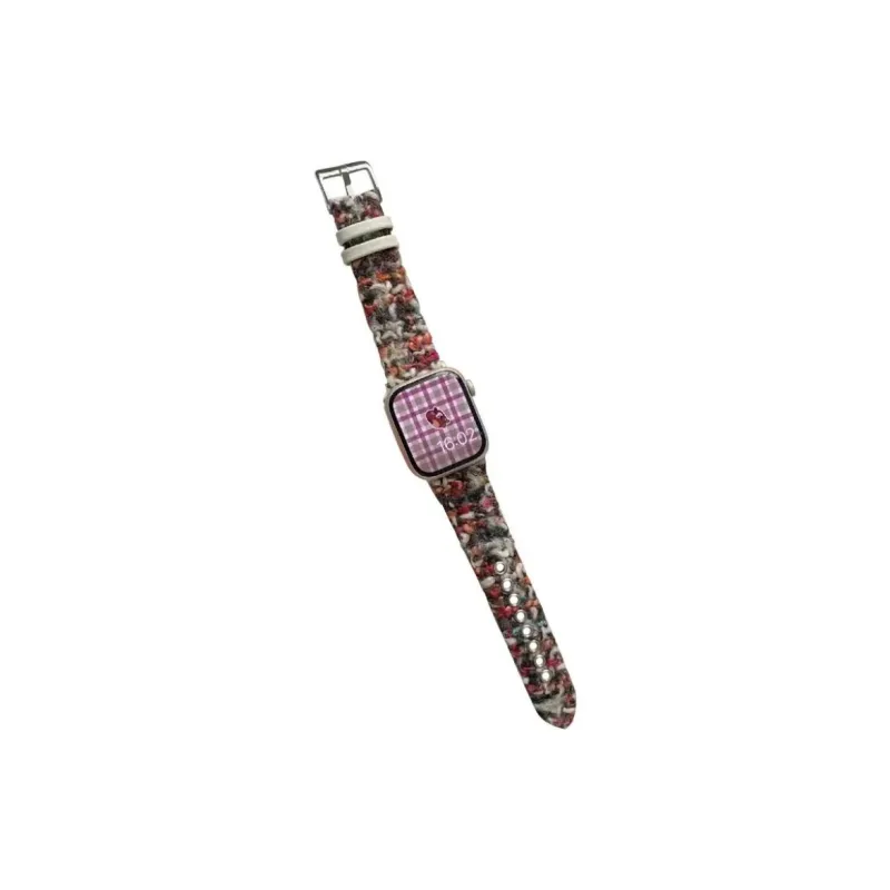 PULAISI Apple Compatibility Watch Band Plush Woolen Material-3
