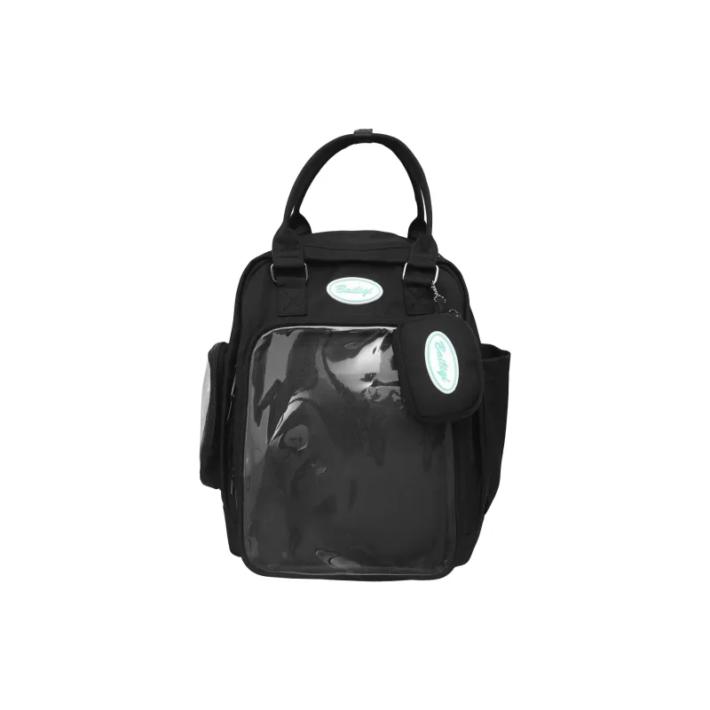 URBAN FOREST Nylon Backpack Women's White/Black/Green/Brown-1