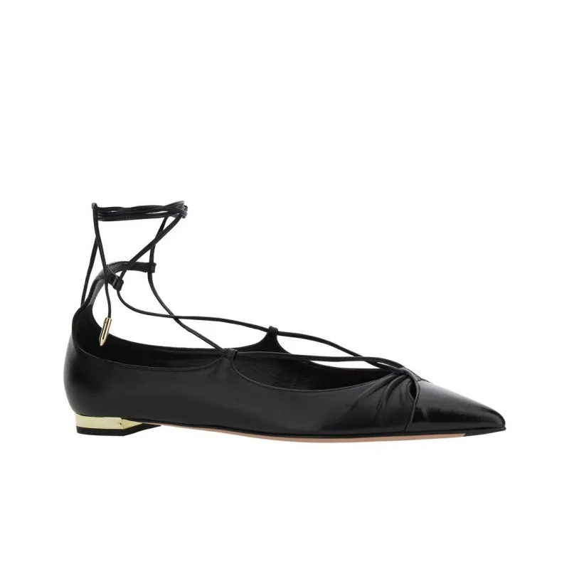 AQUAZZURA Gabi Casual Single Shoes Women's Black-2