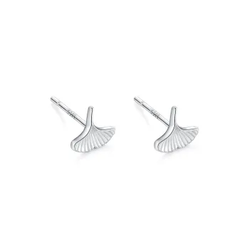 PAYMERY S999 Fine Silver Stud Earrings Women's