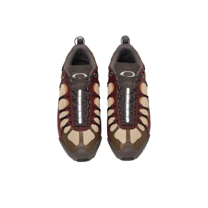 Brain Dead x Oakley Factory Team Anti Slip Wear Resistant Low Top Casual Shoes Unisex Red Green White-3