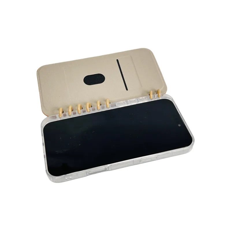 Wei Xin Leather Material Flap Red Potato Phone Cases Compatible With IPhone 16/15 Pro Max/Apple 13/14 Pro/Max-4