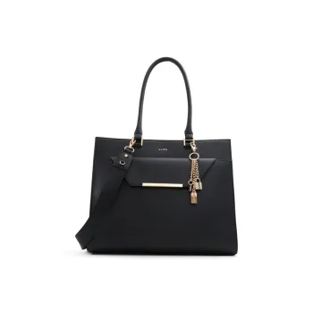 ALDO Artificial Leather Crossbody Handbags Large Size Women's Black/Black White