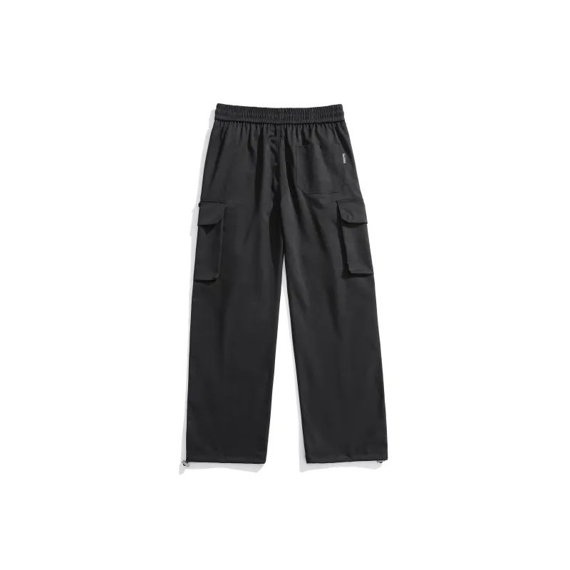 Topland Cargo Pants Unisex Matte Black-1