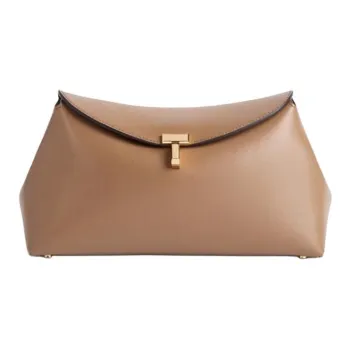 TOTEME T lock Clutch Bag