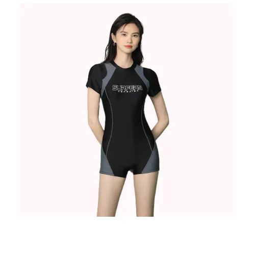 Hao Zhilang One-Piece Swimsuits Women's Twilight Black