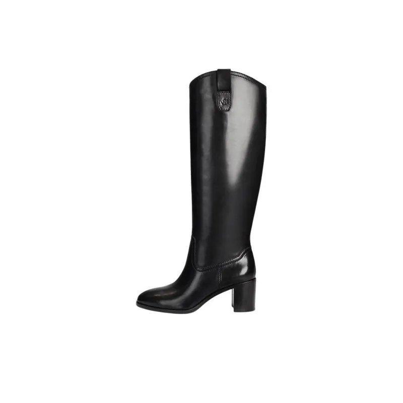 LAUREN RALPH LAUREN Carla Knee-high Boots 5.5cm Women's Black-0