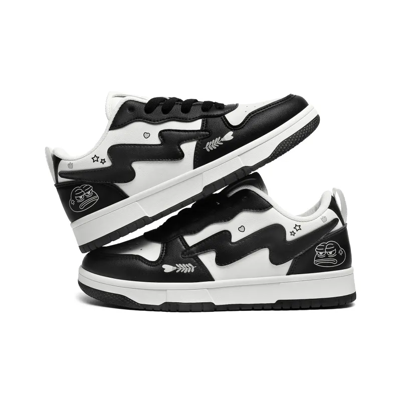 Pepe The Frog Low Top Skateboard Shoes Unisex-2