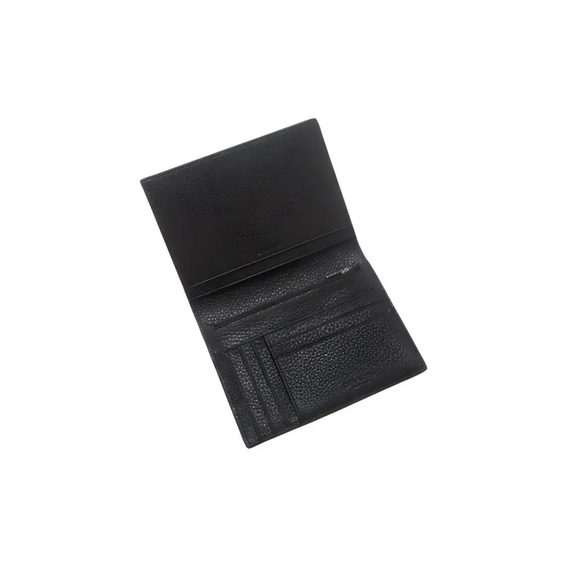 COACH Leather Card Holder Small Size Men's Black-2