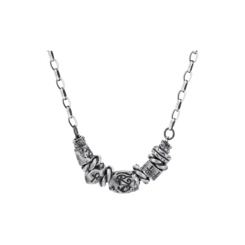 Silver Art S999 Silver Necklaces Men's