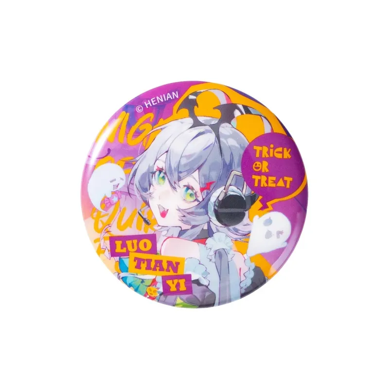 MOEYU Quirky Night Collection Luo Tianyi Vsinger Tinplate Anime Tinplate Large/Small Badge-0