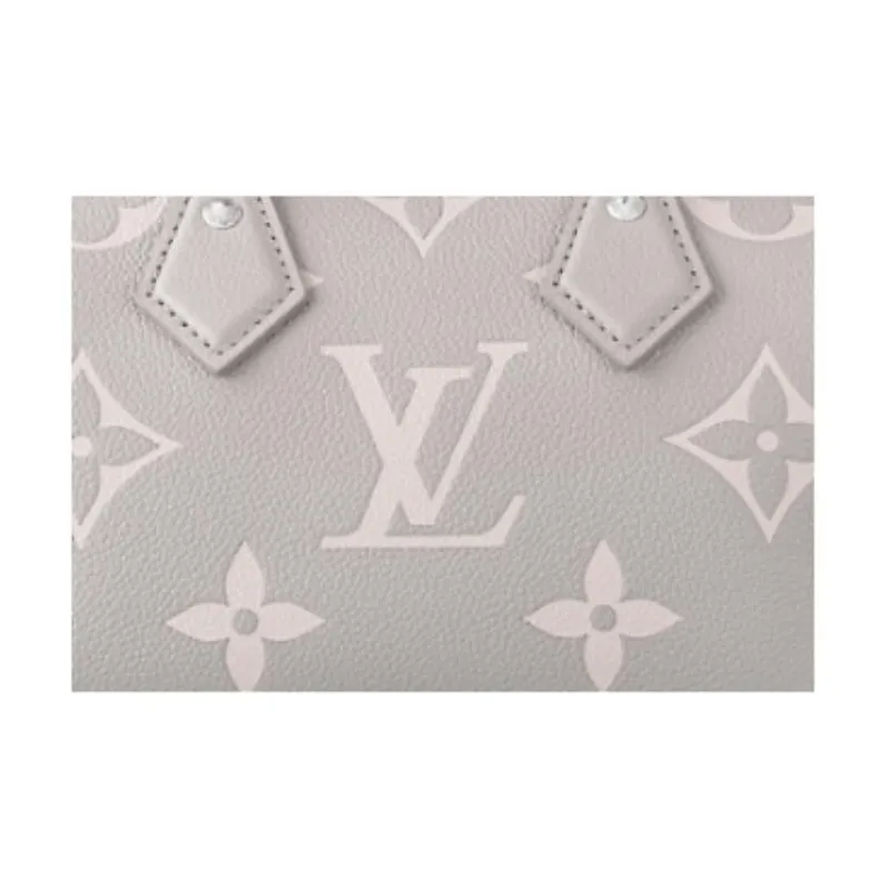 LOUIS VUITTON Speedy Cow Leather One Shoulder Handbag Regular Women's Gray-4