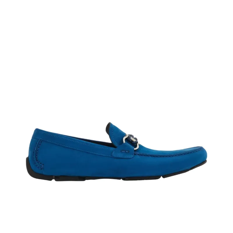 FERRAGAMO GANCINI Loafers Men's Blue-1