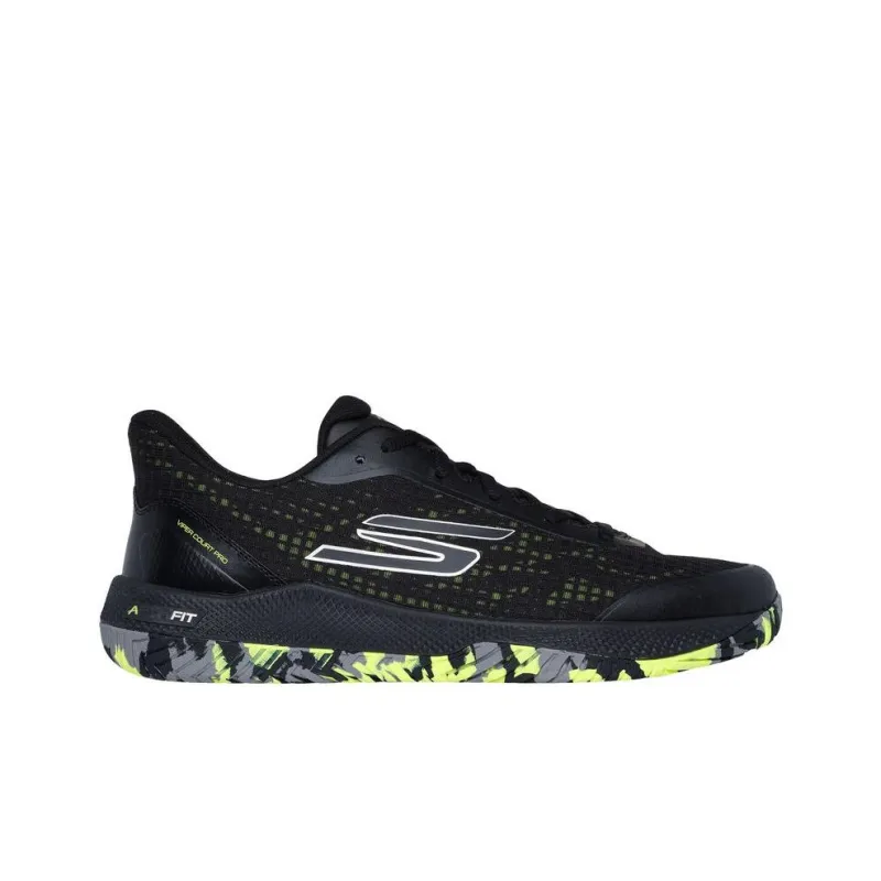 Skechers Viper Court Pro Anti-Slip Wear-Resistant Low-Top Training Shoes Men's Black-1