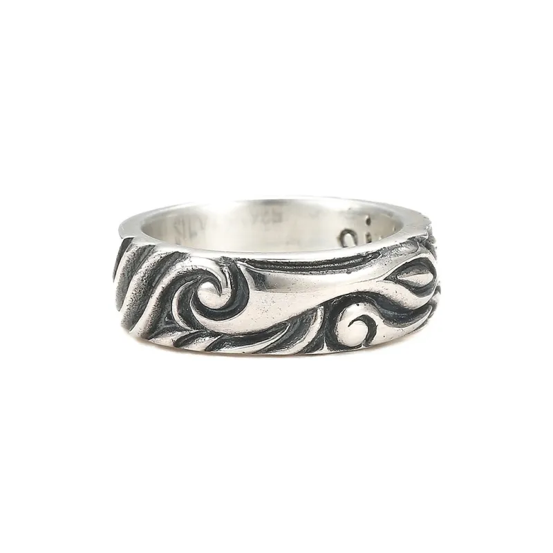 Ruibeila 925 Sterling Silver Rings Unisex-4