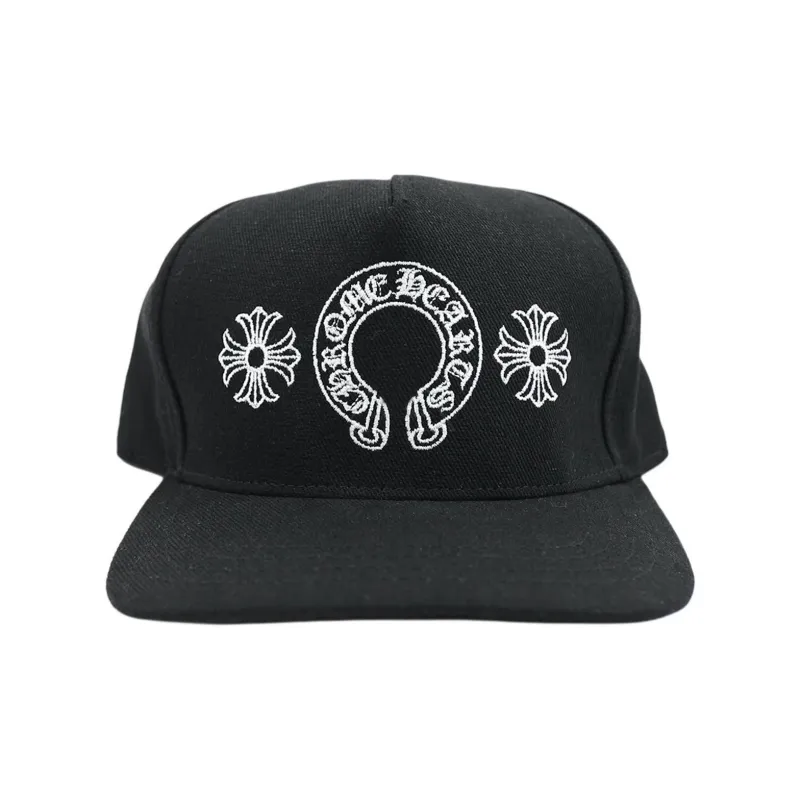 Chrome Hearts Horseshoe Denim Baseball Hat-1