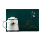 Li Ti Tong-Cicada Surprise Hundred Rivers Cup (Glazed)
