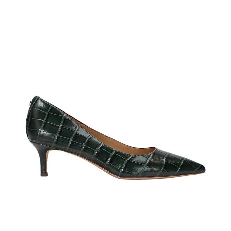 LAUREN RALPH LAUREN Adrienne Slim Heel High Heels 5cm Women's Dark Green-1