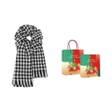 Black Houndstooth, Christmas Holiday Box