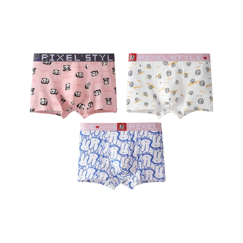 Qiao Ni Tong Underpants Men's 3 Pack-0