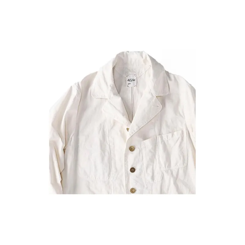 Burberry Denim Jackets Unisex White-1