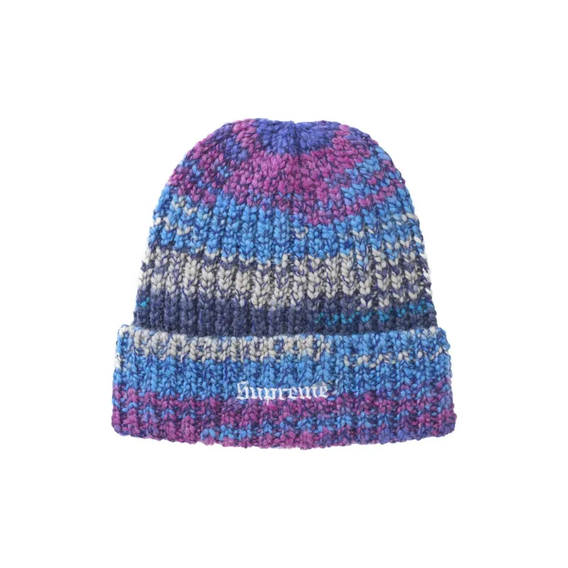 Supreme Space Dye Stripe Beanie-0