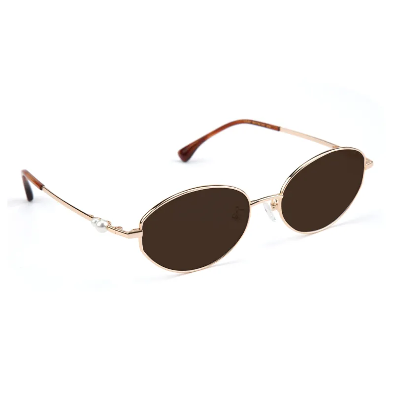 PROTAGO Β Titanium Oval Sunglasses Unisex-2