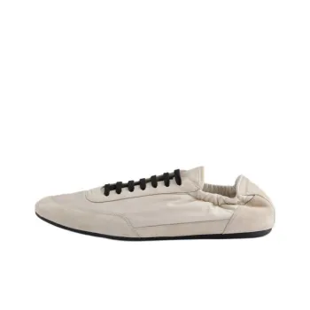PRADA Collapse Low Top Casual Shoes Men's Ivory