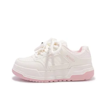 Miss Zhang Anti Slip Wear Resistant Low Top Casual Shoes Women's White Pink