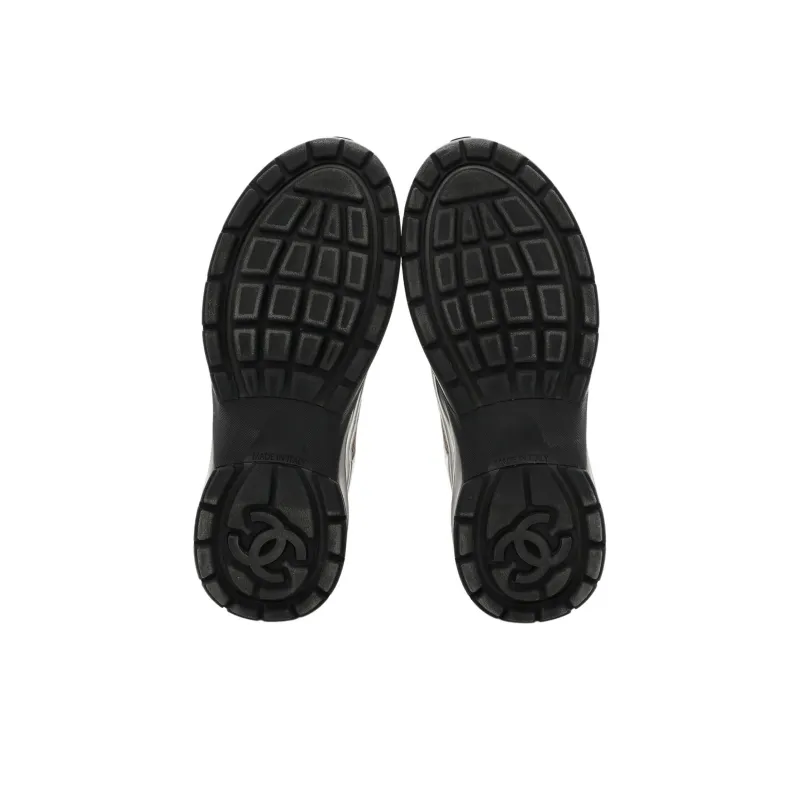 CHANEL Women's Sneaker 'Khaki Silver Dark Purple' Women's-5