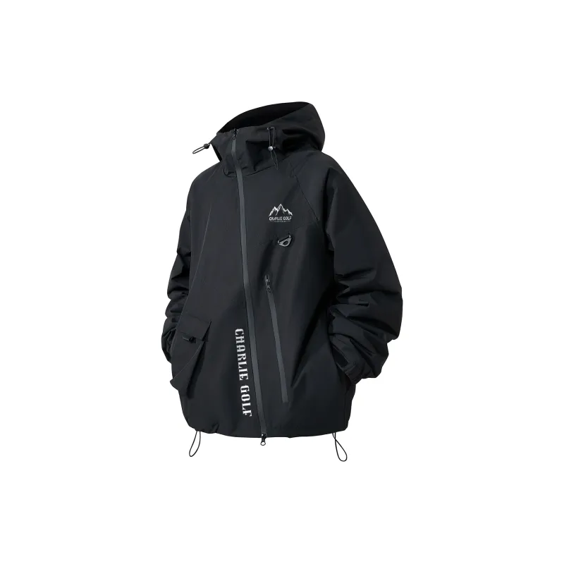 CHARLIE GOLF Water Resistant Windproof Wear Resistant Windbreaker Jacket Unisex-0