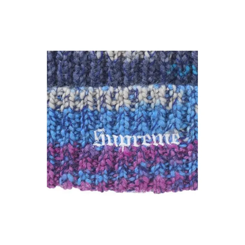 Supreme Space Dye Stripe Beanie-2