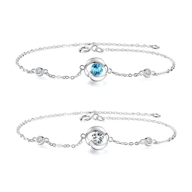 Andaozi S925 Silver Bracelets Unisex-11
