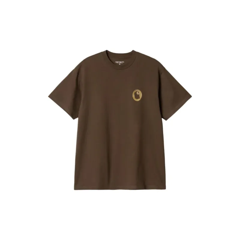 Carhartt WIP T Shirts Men Brown-1