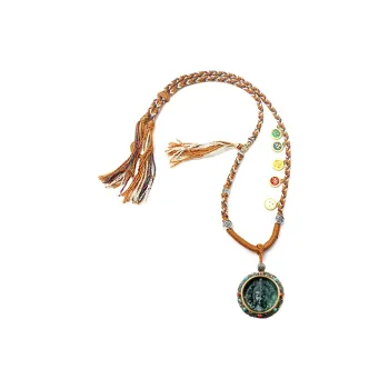 Jade Linmen Alloy Necklaces Unisex