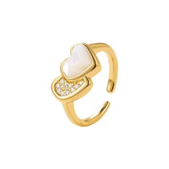 Amber Lollipop AMOUR Collection Shell Rings Women's