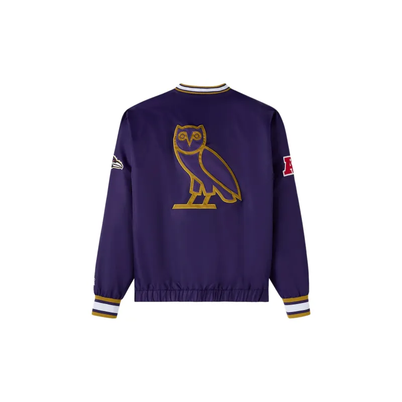 Ovo X NFL Baltimore Ravens Starter Trainer Pullover Jacket-1