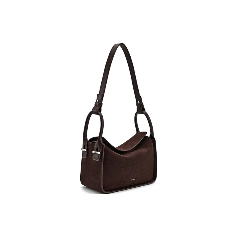 PEDRO Litchi Grain Top Grain Cow Leather Shoulder Bag Women's Multicolor-51