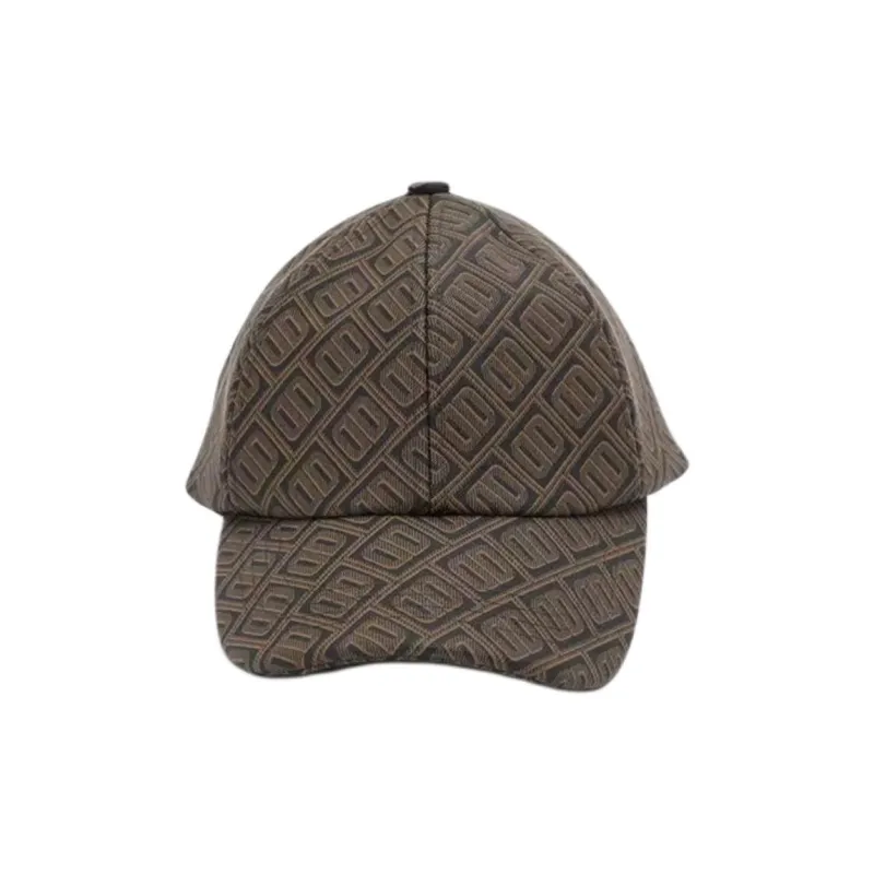 DIKENI Polyester Baseball Caps Men's Brown-1