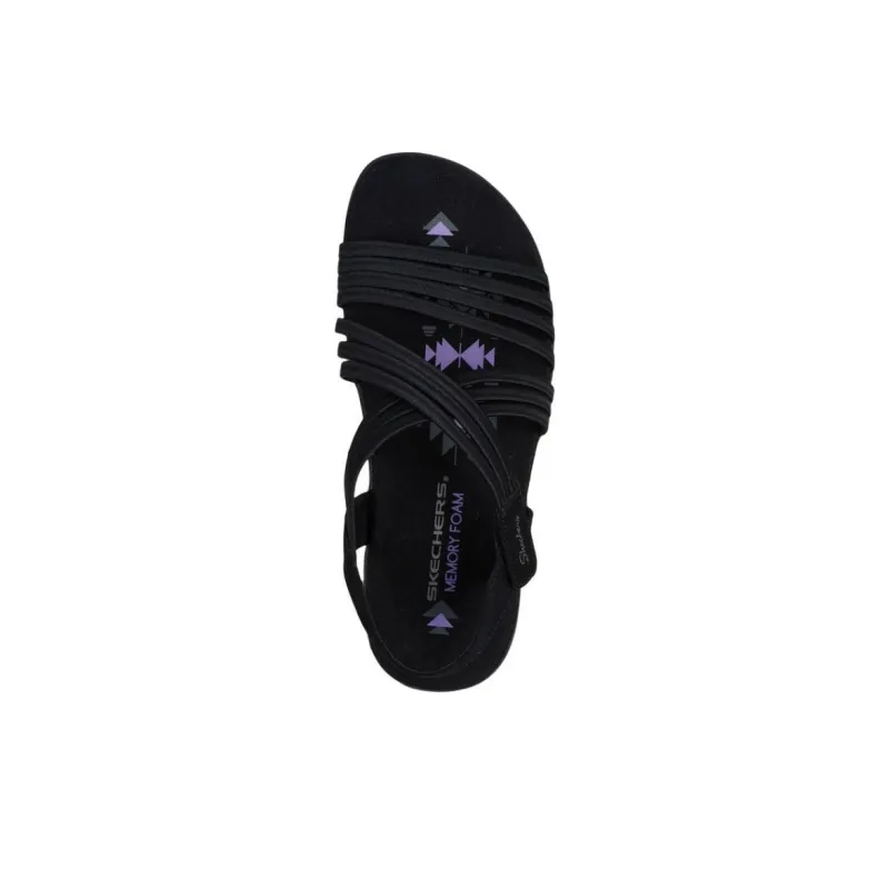 Skechers Reggae Slim Beach Sandals Women's Black-3