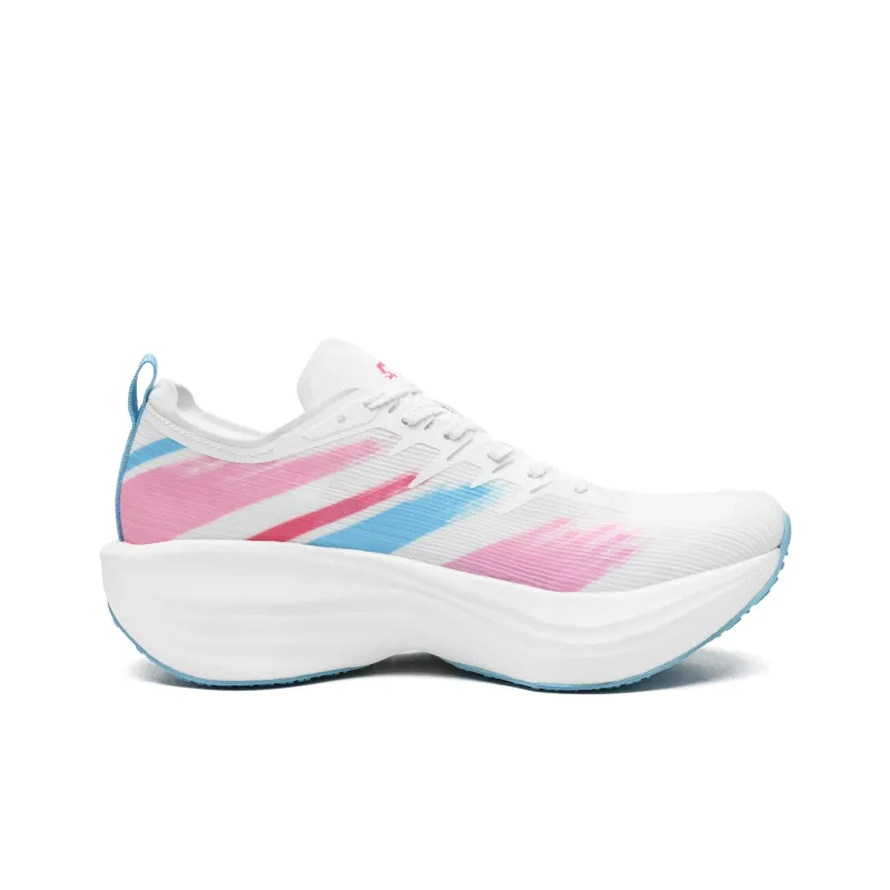 50 Cushioned Breathable Impact Resistant Low Top Marathon Running Shoes Unisex Colorful Ink Snow 002-1