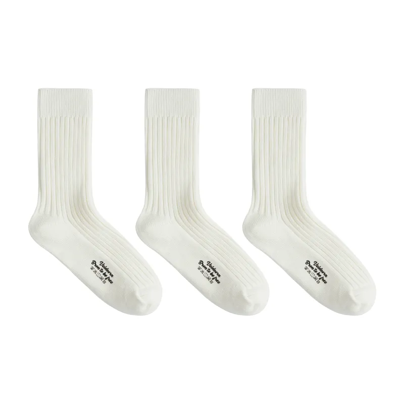 VEIDOORN Knee High Socks Unisex 3 Pack-2