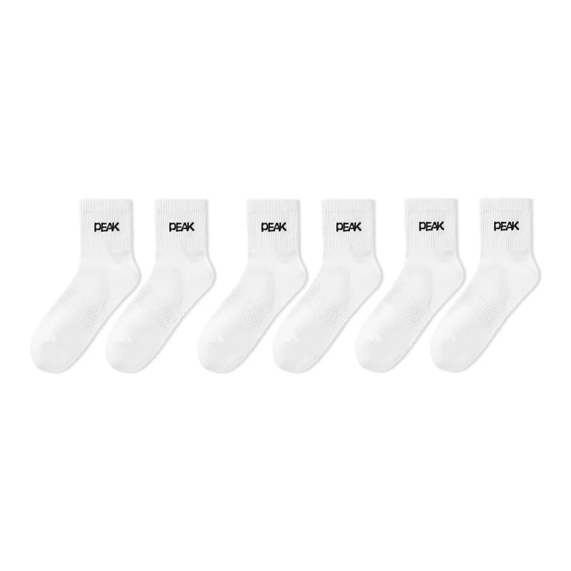 PEAK Mid Calf Socks Unisex 6 Pack-9