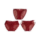 Pure Silk Ribbon+Lace Cut-Out+Cut-Out Bowknot