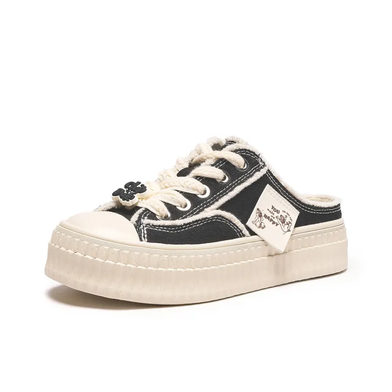 Disney x Hotwind Vintage Leopard Series Canvas Shoes Women's-4