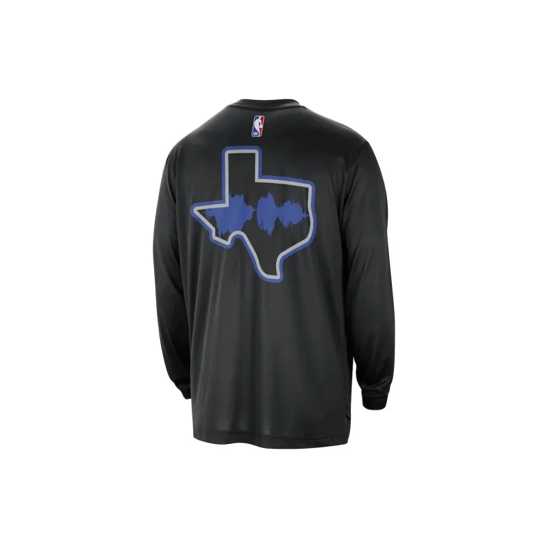 Nike x NBA Dallas Mavericks T Shirt Men's Black-1