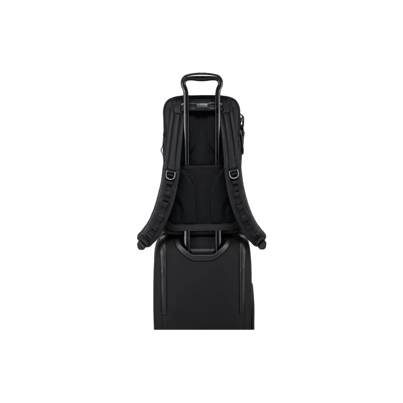 TUMI Coated Canvas Backpack Men's Black-4