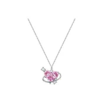 Heart Grass 999 Fine Silver Necklaces Women's